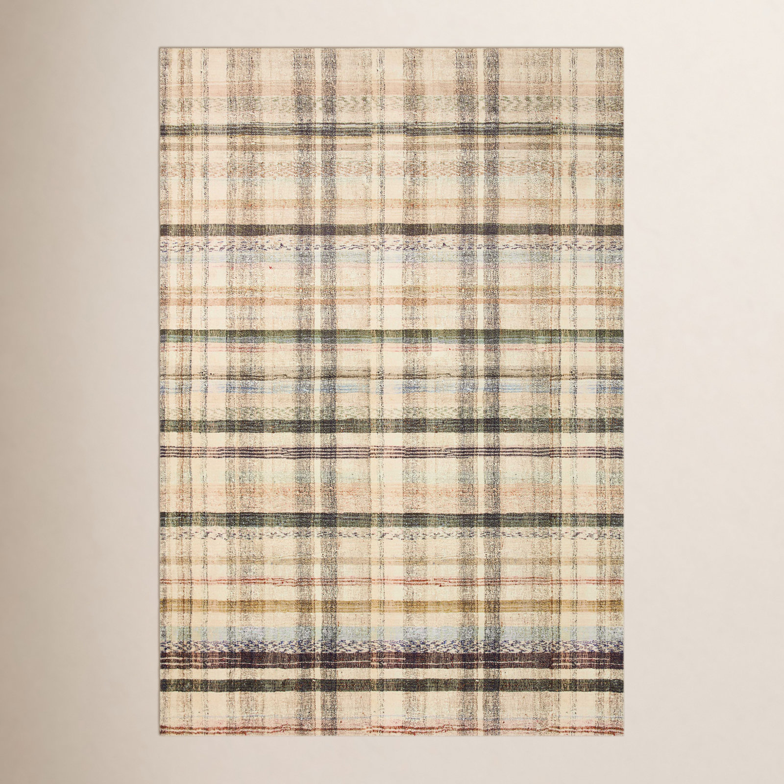 ハリー　クルミラアスリート Chris Loves Julia x Loloi Humphrey Ivory Green Rug & Reviews